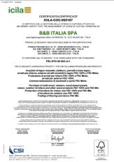 Сертификат подлинности качества BeB Italia