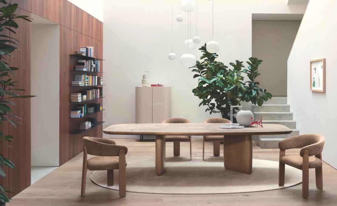 Стол RIVERSTONE фабрики Calligaris - дизайн Gino Carollo