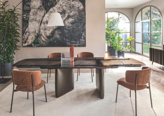 Стол RIVERSTONE фабрики Calligaris - дизайн Gino Carollo