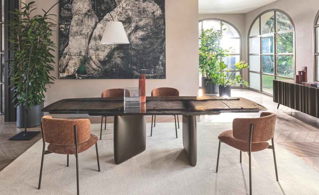 Стол RIVERSTONE фабрики Calligaris - дизайн Gino Carollo