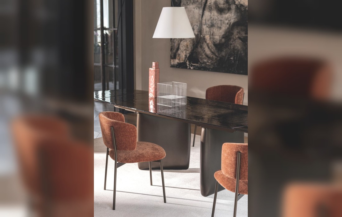 Стол RIVERSTONE фабрики Calligaris - дизайн Gino Carollo