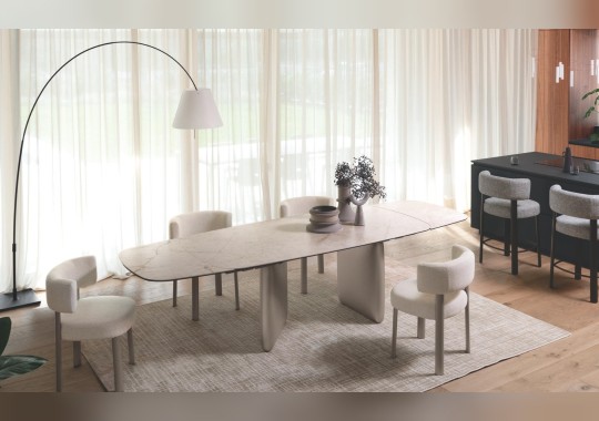 Стол RIVERSTONE фабрики Calligaris - дизайн Gino Carollo