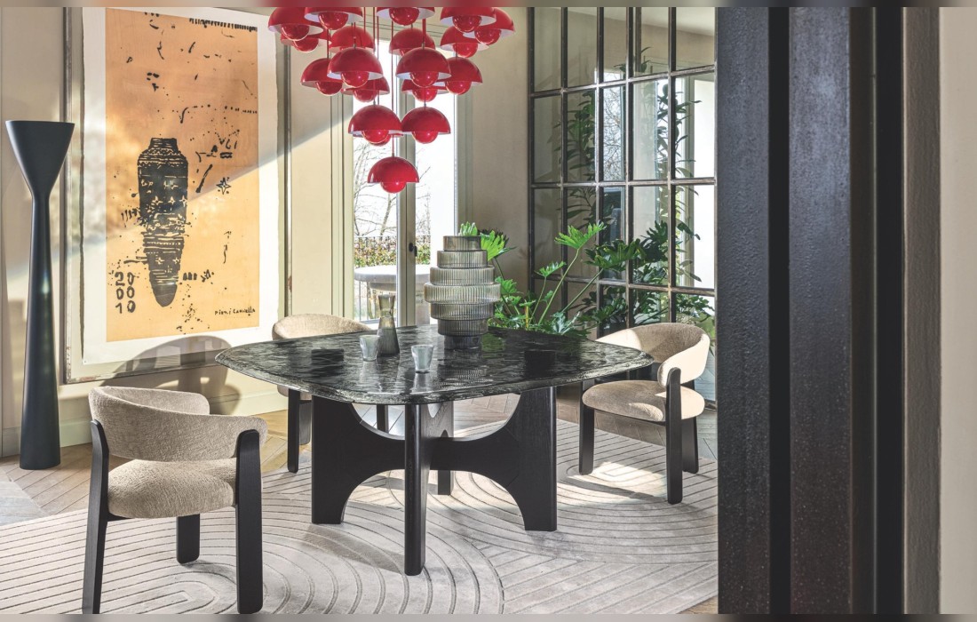 Стол модель NOGU фабрики Calligaris - дизайн Gabriele e Oscar Buratti
