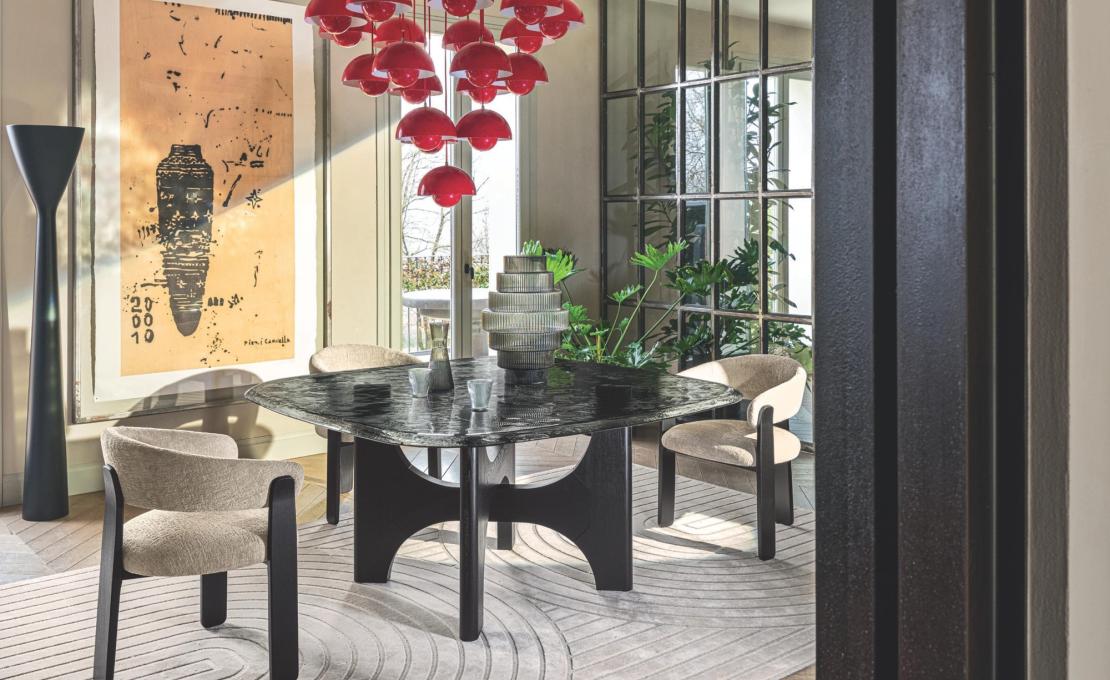 Стол модель NOGU фабрики Calligaris - дизайн Gabriele e Oscar Buratti