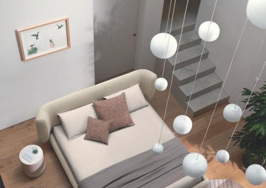 Кровать GLEN фабрики Calligaris - дизайн Gino Carollo