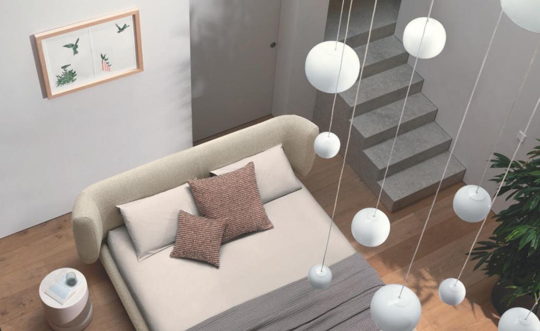 Кровать GLEN фабрики Calligaris - дизайн Gino Carollo
