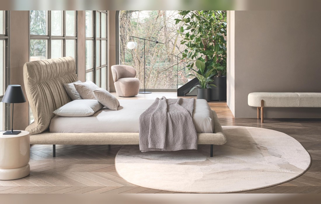 Кровать модель GRAVITY фабрики Calligaris - дизайн Stefano Spessotto