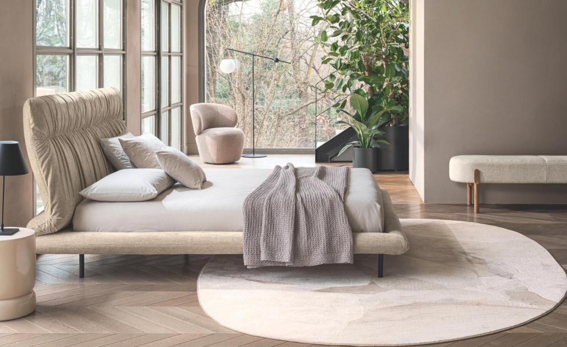 Кровать модель GRAVITY фабрики Calligaris - дизайн Stefano Spessotto