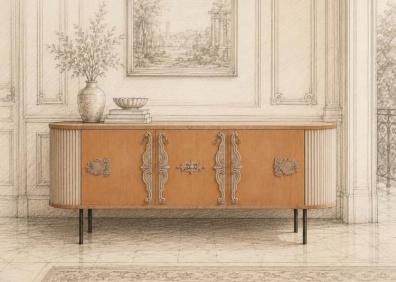 Театральная элегантность Ovum Sideboard от Lola Glamour