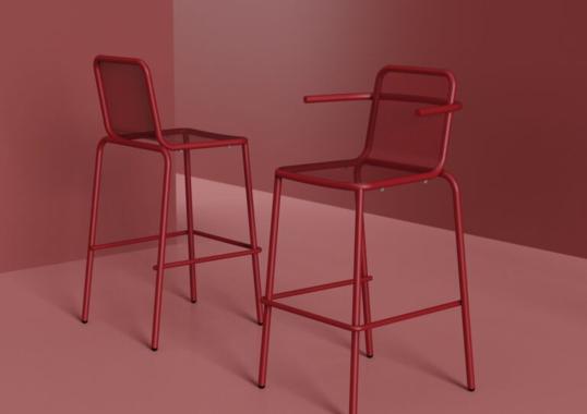 Барный стул Nizza фабрики Altek Italia Design - дизайн Mark Braun