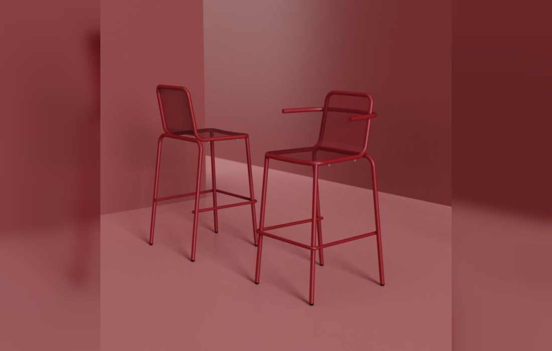 Барный стул Nizza фабрики Altek Italia Design - дизайн Mark Braun