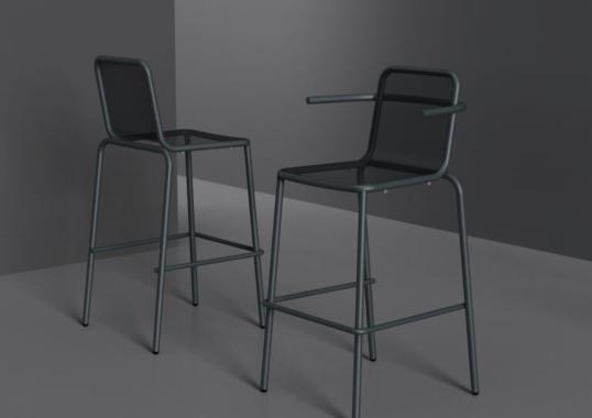 Барный стул Nizza фабрики Altek Italia Design - дизайн Mark Braun