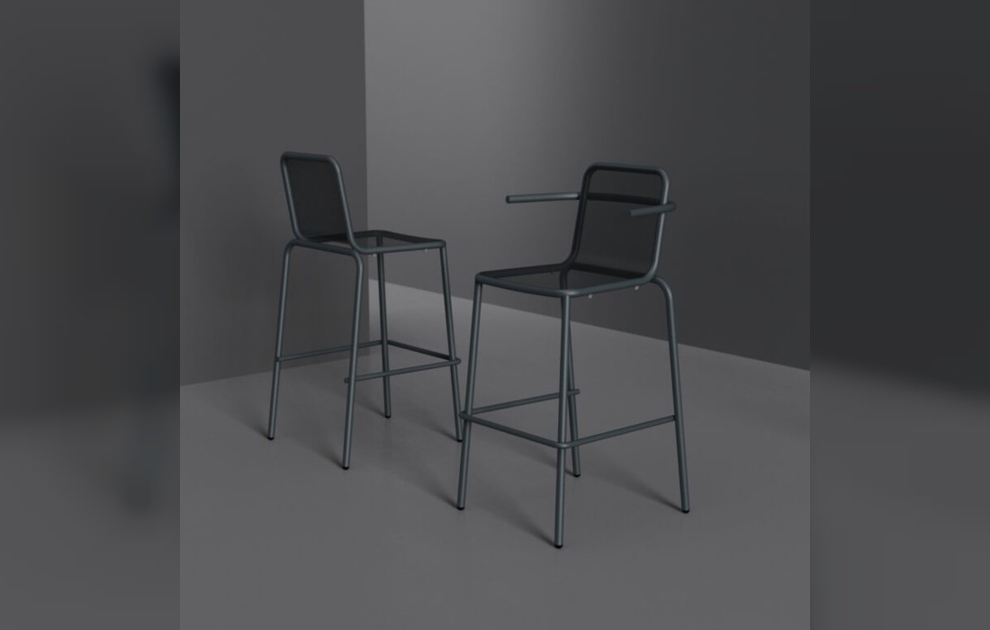 Барный стул Nizza фабрики Altek Italia Design - дизайн Mark Braun