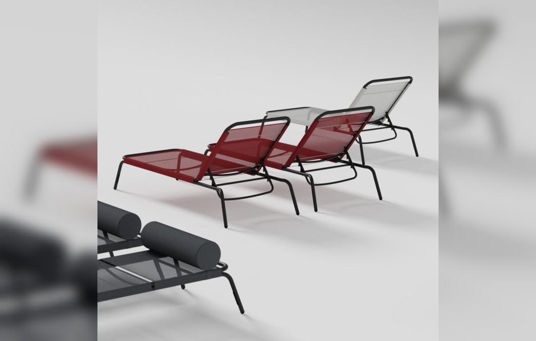 Кушетка Genua Lounger фабрики Altek Italia Design