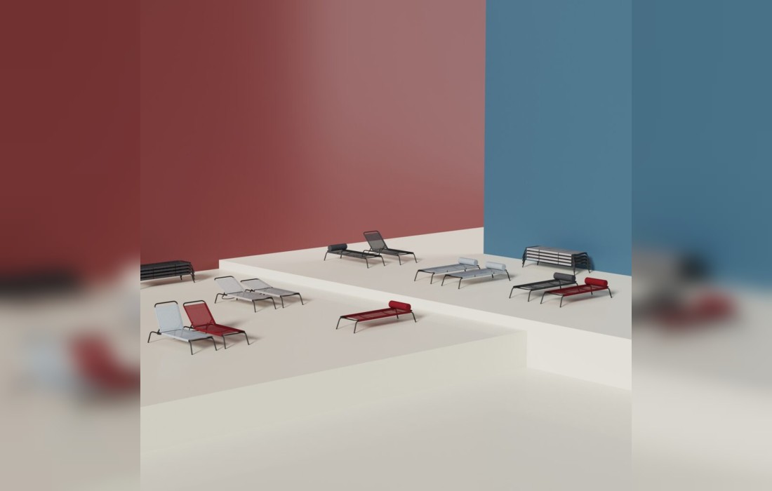 Кушетка Genua Lounger фабрики Altek Italia Design