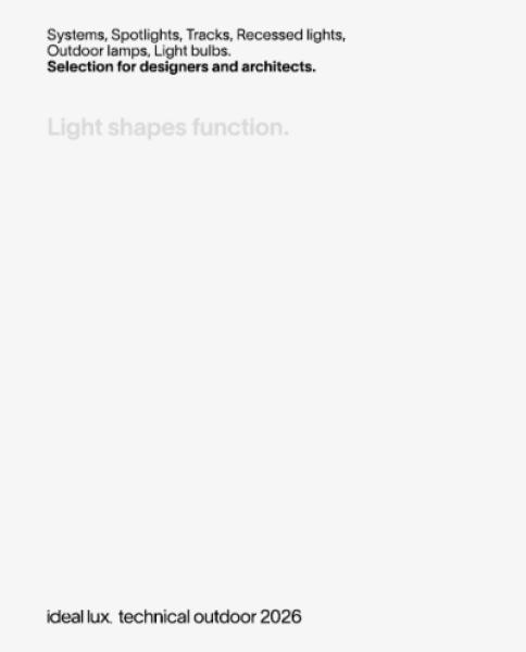 Technical Outdoor Selection Catalogue