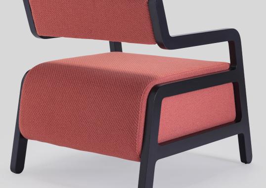 Кресло для отдыха Livoni 1895 Moki Red Lounge Chair image 2