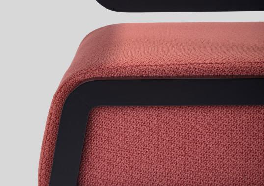 Кресло для отдыха Livoni 1895 Moki Red Lounge Chair image 4