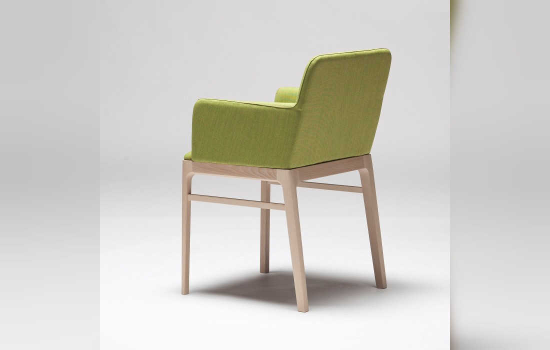 Стул от фабрики Livoni 1895 модель Tip Tap 381 Green Armchair