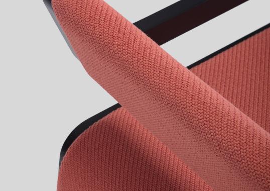 Кресло для отдыха Livoni 1895 Moki Red Lounge Chair image 5