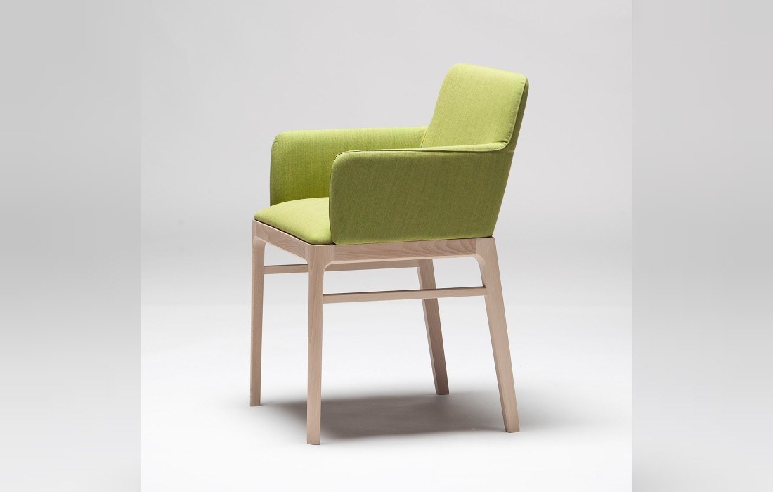 Стул от фабрики Livoni 1895 модель Tip Tap 381 Green Armchair