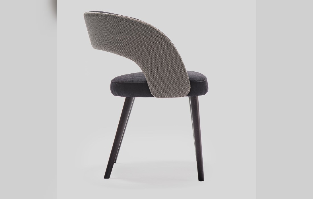 Стул от фабрики Livoni 1895 модель Ring 2-Tone Gray