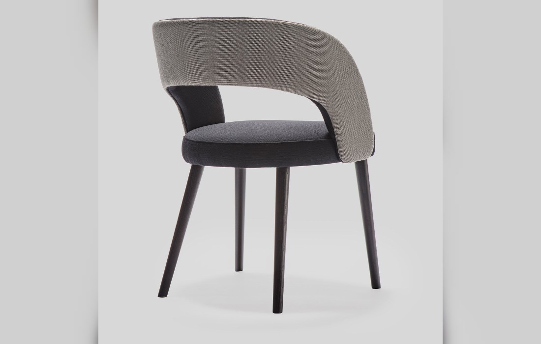 Стул от фабрики Livoni 1895 модель Ring 2-Tone Gray
