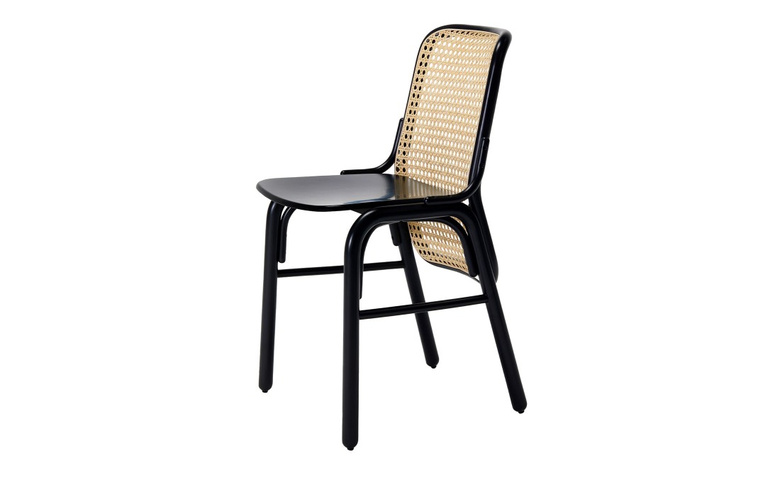 Стул от фабрики Livoni 1895 модель Frantz 885 Black Chair #1