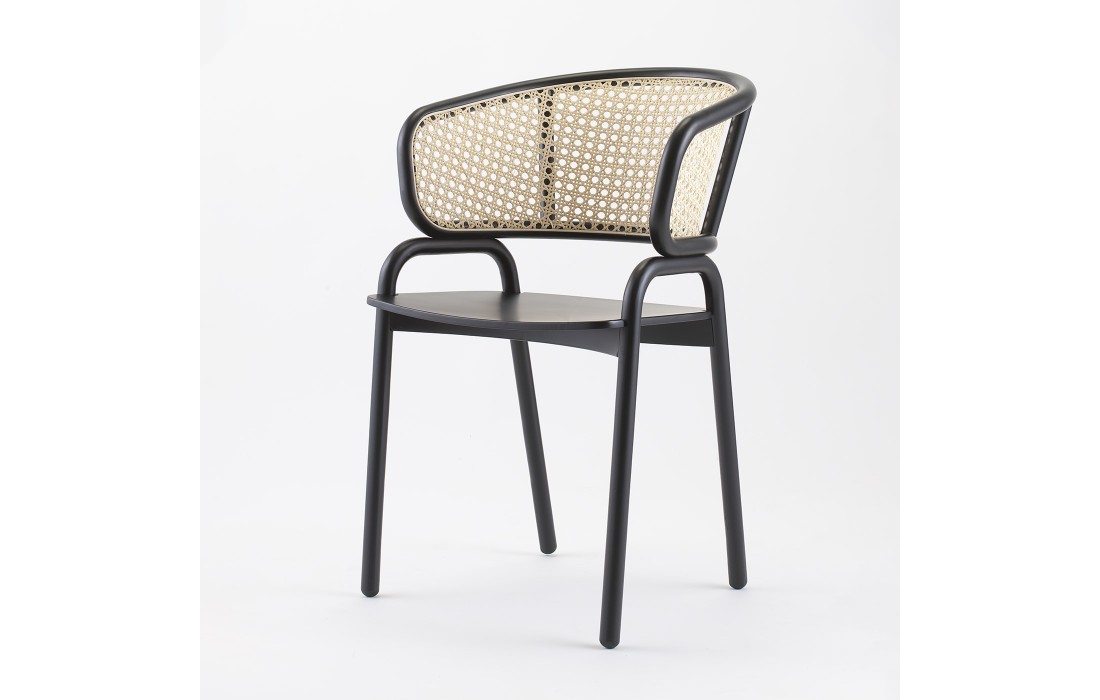 Стул от фабрики Livoni 1895 модель Frantz 881 Black Chair #2