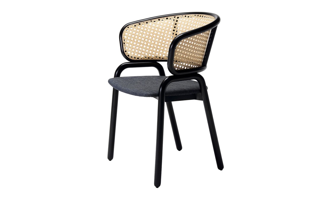 Стул от фабрики Livoni 1895 модель Frantz 981 Black Chair
