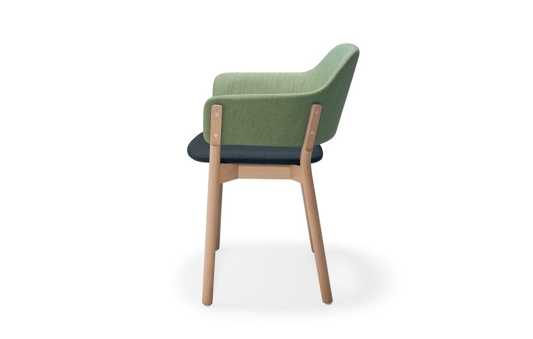 Стул от фабрики Livoni 1895 модель Gap 497 Green Chair