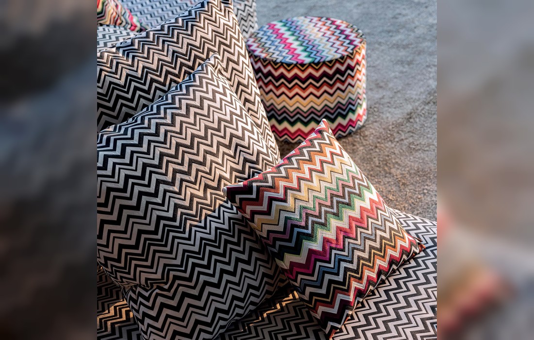 Пуфы от фабрики Missoni Home Collection модель №2