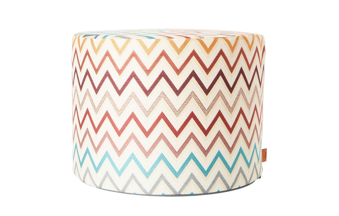 Пуфы от фабрики Missoni Home Collection модель Watamu Cylinder