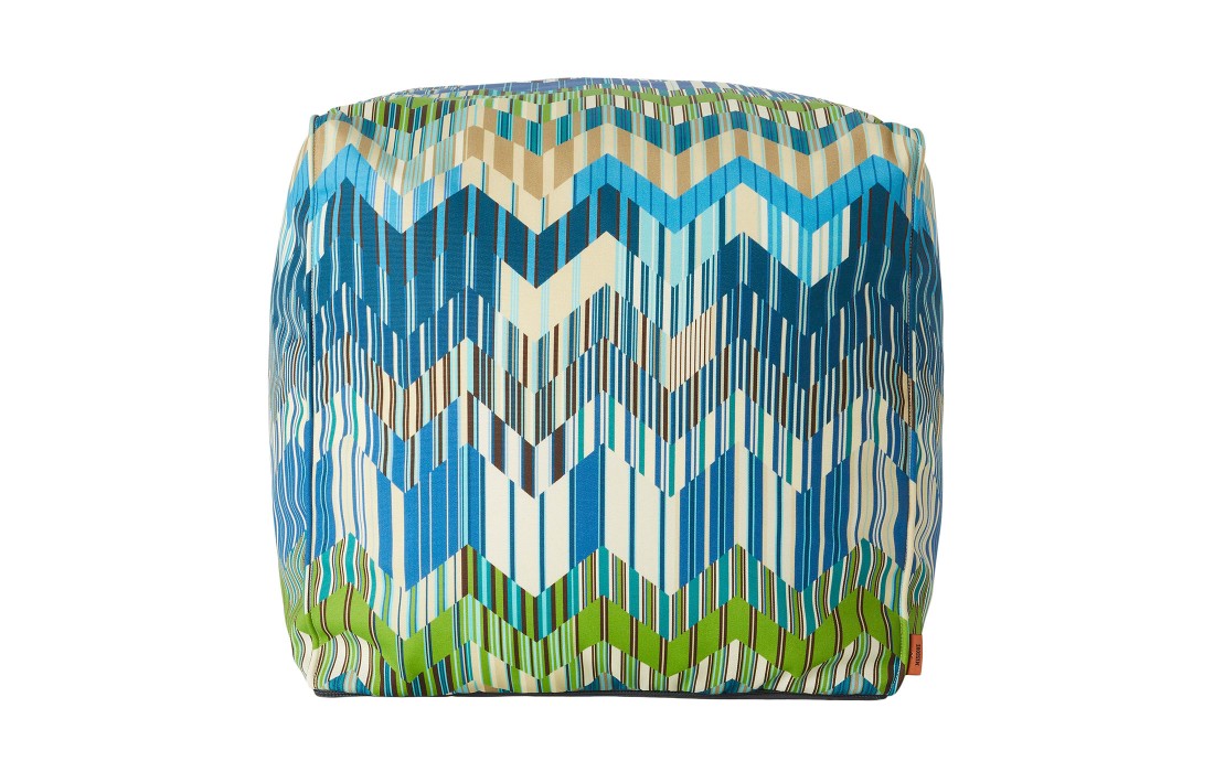 Уличная мебель от фабрики Missoni Home Collection модель Costiera Cube Multicolor  Blue Tones Outdoor