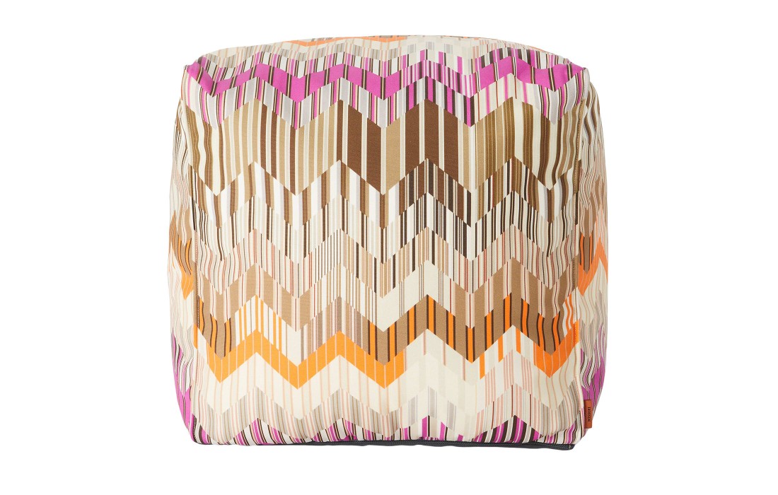 Уличная мебель от фабрики Missoni Home Collection модель Costiera Cube Orange  Pink Tones