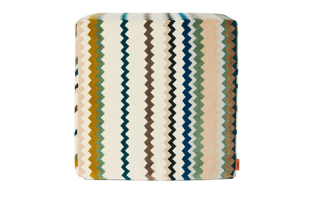 Уличная мебель от фабрики Missoni Home Collection модель Dune Cube Earth  Green Tones