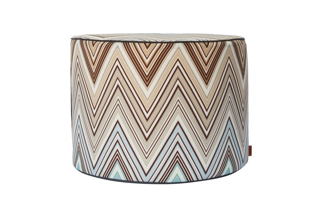 Уличный Стул от фабрики Missoni Home Collection модель Kew Cylindryal Zigzag Pattern #1