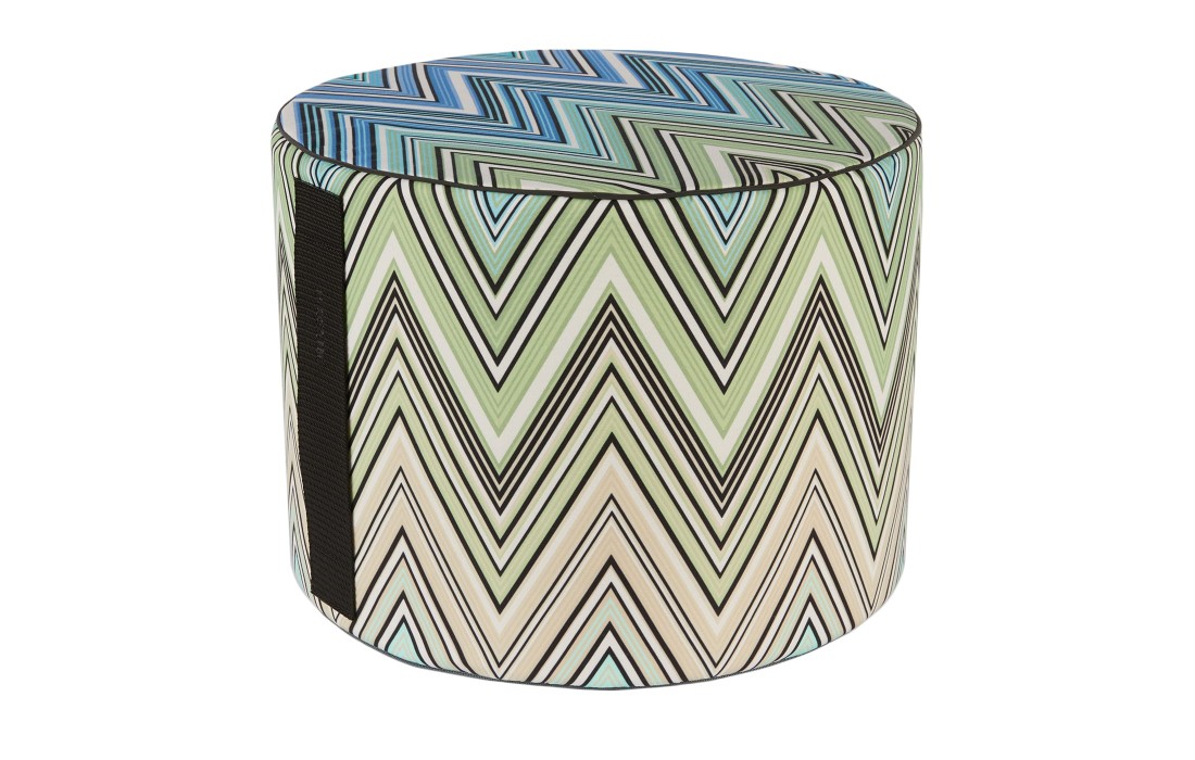 Уличный Стул от фабрики Missoni Home Collection модель Kew Cylindryal Zigzag Pattern #2