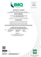 Сертификат подлинности качества Arrital Cucine
