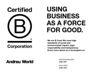 Сертификат подлинности качества Andreu World