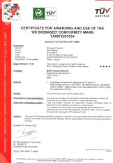 Сертификат подлинности качества Andreu World