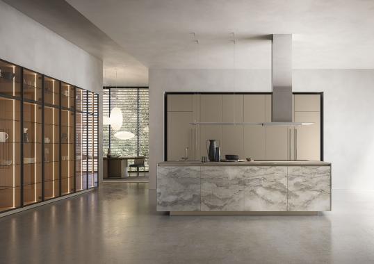 Кухня La Cucina Nascosta модель Ante rientranti фабрики Valdesign