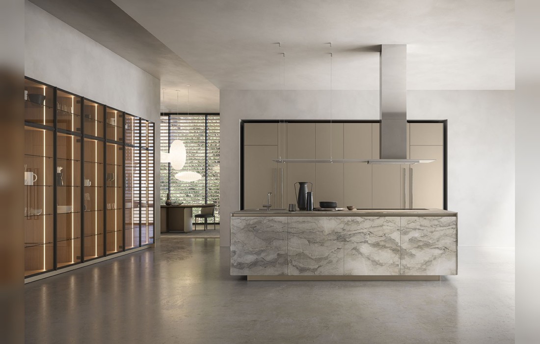 Кухня La Cucina Nascosta модель Ante rientranti фабрики Valdesign