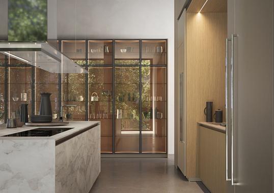 Кухня La Cucina Nascosta модель Ante rientranti фабрики Valdesign