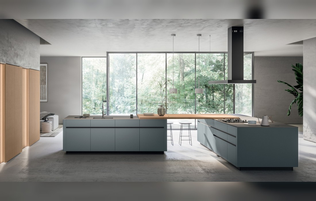 Кухня модель Glass фабрики Arredo3 — дизайн Arredo3