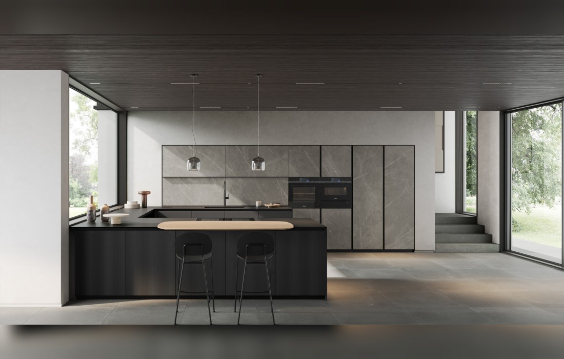 Кухня модель Glass фабрики Arredo3 — дизайн Arredo3
