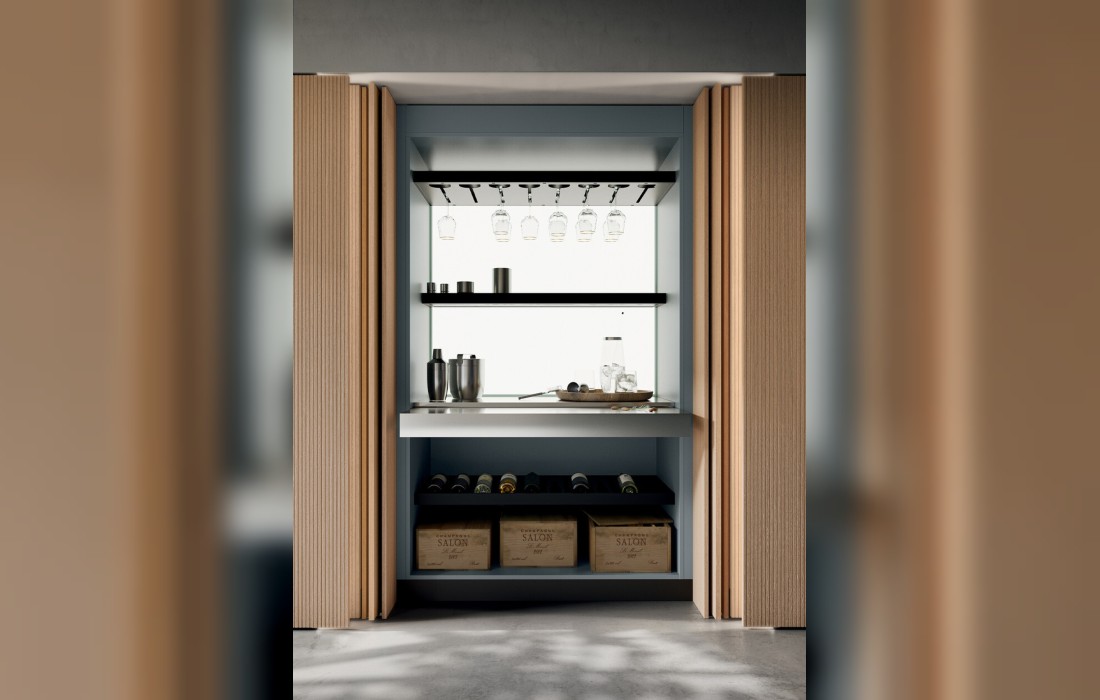 Кухня модель Glass фабрики Arredo3 — дизайн Arredo3