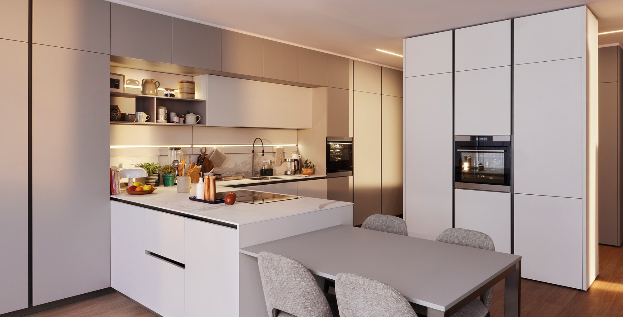Кухня модель Lounge фабрики Veneta Cucine