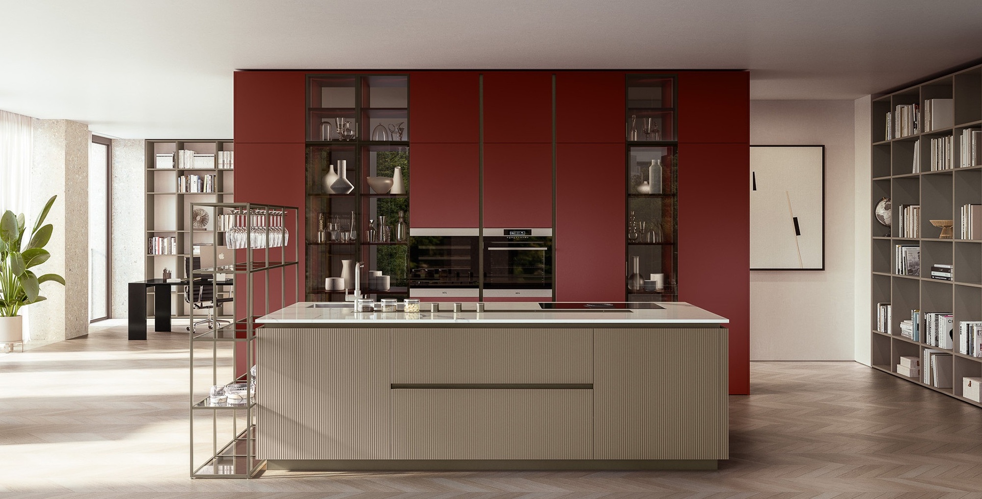 Кухня модель Lounge фабрики Veneta Cucine