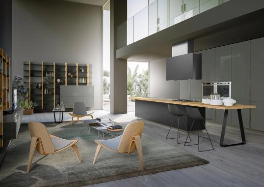 Кухня модель Lounge фабрики Composit